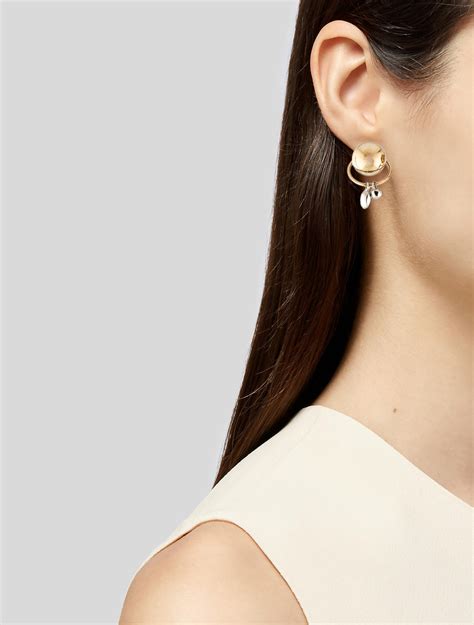 dior dangly earrings|dior tribales earrings sale.